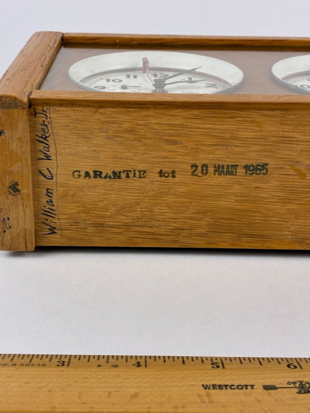 Vintage H. Koopman Dordrecht Chess Clock – Rare 1960 Mechanical Tournament Timer - Picture 12 of 16